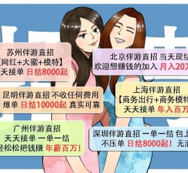 苏州北京伴游招聘 高薪招聘伴游背后另有隐情 原是需提供色情服务